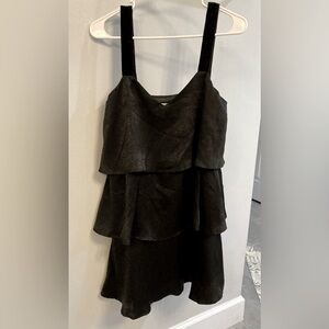 SADIE&SAGE LG-blk tiered dress